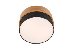 Trio Lighting Sisustusvalaisimet*kattovalaisin Seasons 30 cm E14 musta/puu