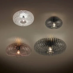 Trio Lighting Sisustusvalaisimet*kattovalaisin Johann 30 cm E27 mattamusta
