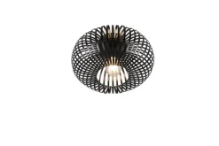 Trio Lighting Sisustusvalaisimet*kattovalaisin Johann 30 cm E27 mattamusta