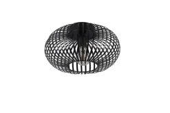 Trio Lighting Sisustusvalaisimet*kattovalaisin Johann 30 cm E27 mattamusta