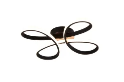 Trio Lighting Sisustusvalaisimet*kattovalaisin Fly LED 40 cm mattamusta