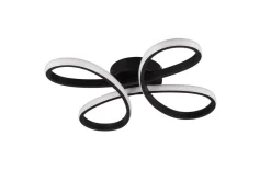 Trio Lighting Sisustusvalaisimet*kattovalaisin Fly LED 40 cm mattamusta