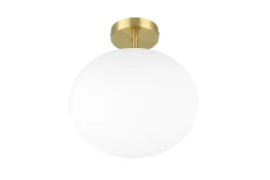 Trio Lighting Sisustusvalaisimet*kattovalaisin Fomento E27 mattamessinki/valkoi