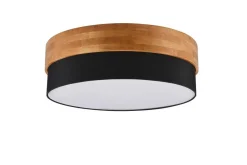 Trio Lighting Sisustusvalaisimet*kattovalaisin Seasons 50 cm E27 musta/puu
