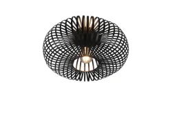 Trio Lighting Sisustusvalaisimet*kattovalaisin Johann 40 cm E27 mattamusta