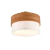 Trio Lighting Sisustusvalaisimet*kattovalaisin Seasons 30 cm E14 valkoinen/puu