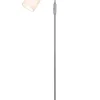 Trio Lighting Sisustusvalaisimet*lattiavalaisin Tommy 1-os E14 harjattu teräs/v