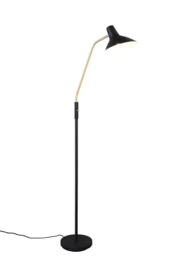 Trio Lighting Sisustusvalaisimet*lattiavalaisin Traveller E27 mattamusta/mattam