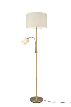Trio Lighting Sisustusvalaisimet*lattiavalaisin Hotel E27+E14 mattamessinki