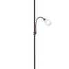 Trio Lighting Sisustusvalaisimet*lattiavalaisin Gerry E27+E14 rustiikki