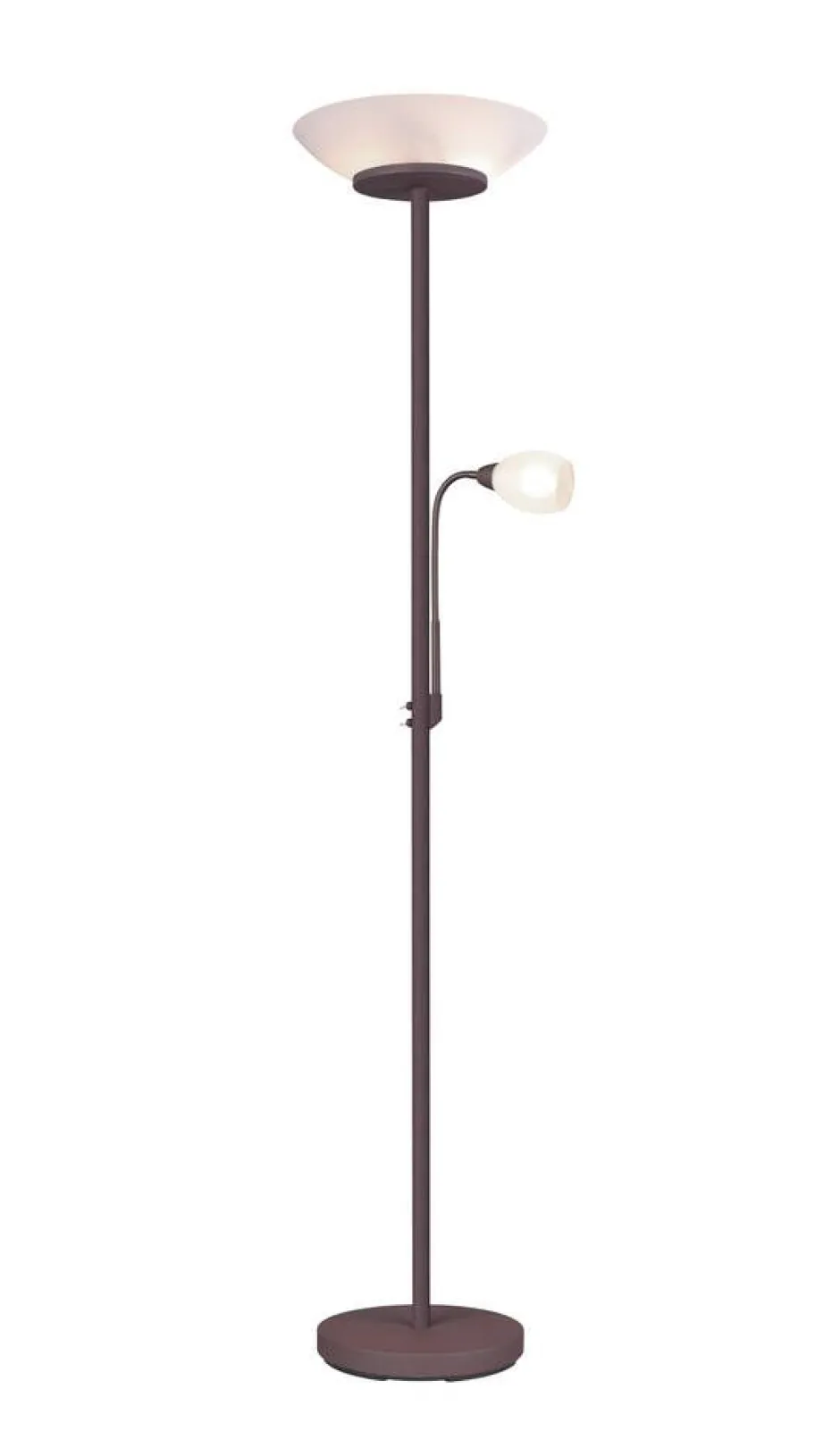 Trio Lighting Sisustusvalaisimet*lattiavalaisin Gerry E27+E14 rustiikki