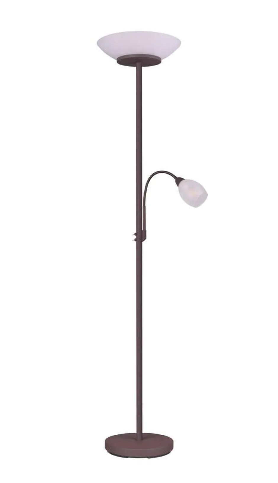 Trio Lighting Sisustusvalaisimet*lattiavalaisin Gerry E27+E14 rustiikki