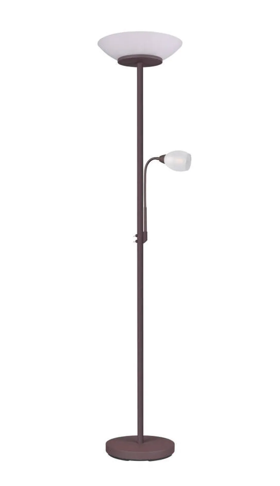 Trio Lighting Sisustusvalaisimet*lattiavalaisin Gerry E27+E14 rustiikki
