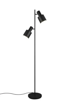 Trio Lighting Sisustusvalaisimet*lattiavalaisin Agudo 2xE27 mattamusta