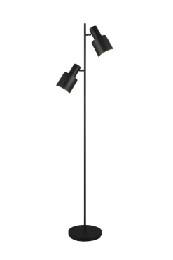Trio Lighting Sisustusvalaisimet*lattiavalaisin Agudo 2xE27 mattamusta
