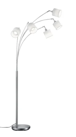 Trio Lighting Sisustusvalaisimet*lattiavalaisin kaari Tommy 5-os E14 harjattu t