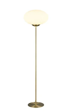 Trio Lighting Sisustusvalaisimet*lattiavalaisin Fomento E27 mattamessinki/valko