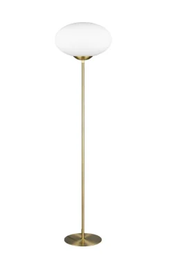 Trio Lighting Sisustusvalaisimet*lattiavalaisin Fomento E27 mattamessinki/valko