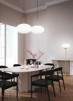Trio Lighting Sisustusvalaisimet*lattiavalaisin Fomento E27 mattamessinki/valko