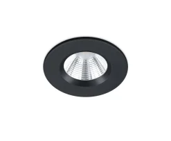 Trio Lighting Sisustusvalaisimet*LED alasvalo Zagros IP65 mattamusta pyöreä
