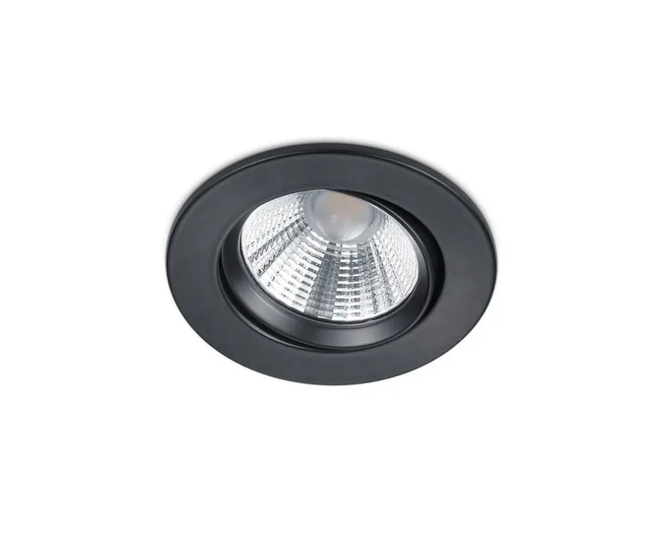 Trio Lighting Sisustusvalaisimet*LED alasvalo Pamir mattamusta pyöreä
