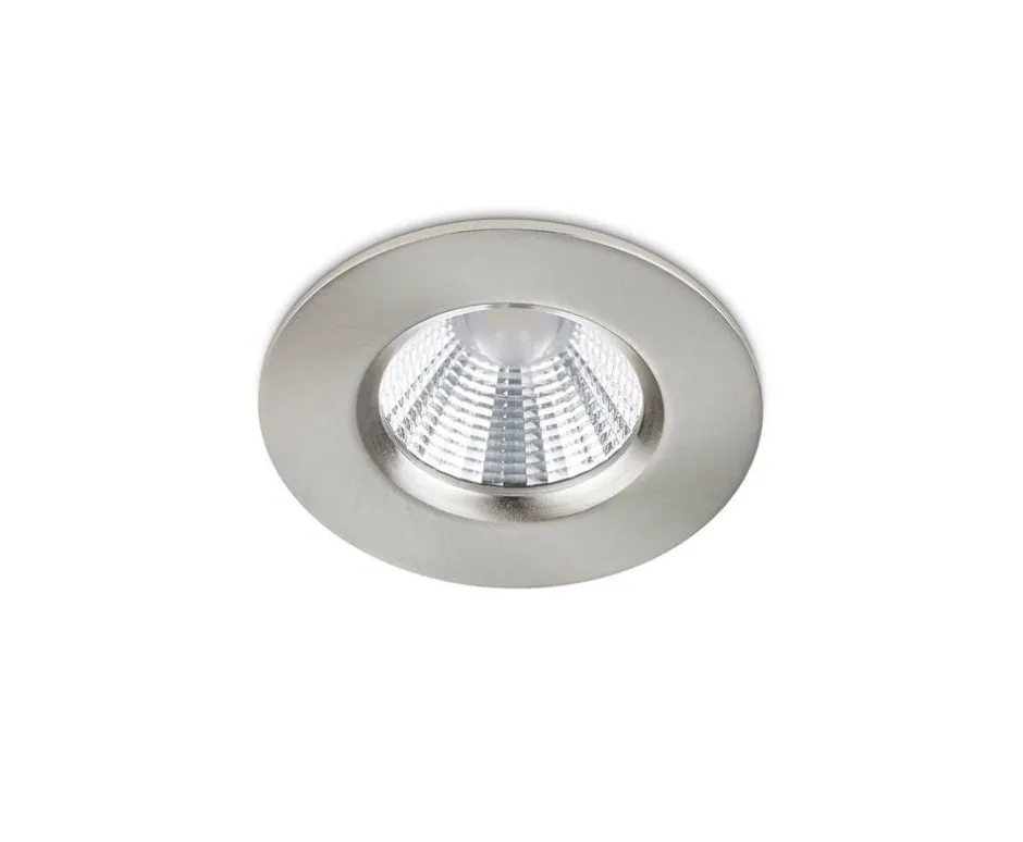 Trio Lighting Sisustusvalaisimet*LED alasvalo Zagros IP65 harjattu teräs pyöreä