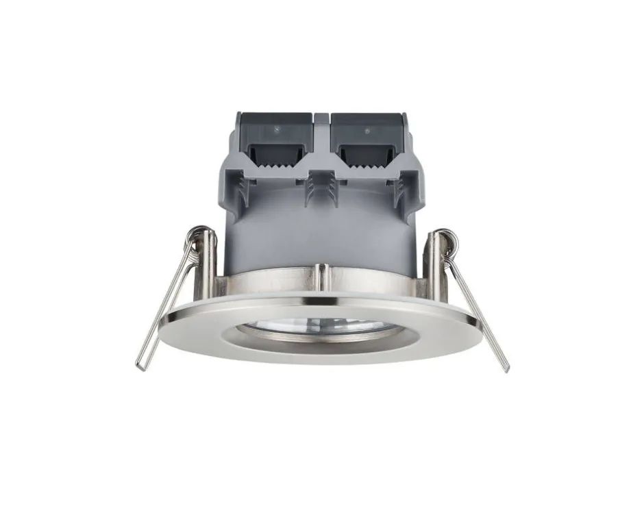 Trio Lighting Sisustusvalaisimet*LED alasvalo Zagros IP65 harjattu teräs pyöreä