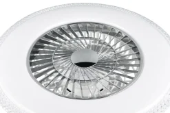 Trio Lighting Sisustusvalaisimet*LED kattotuuletin Harstad kromi starlight
