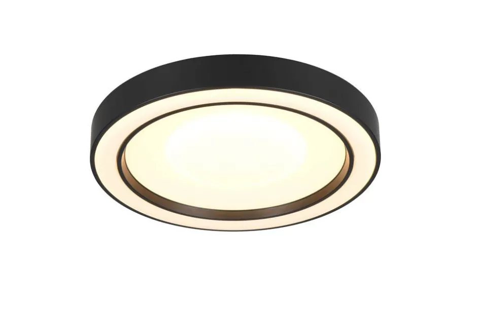 Trio Lighting Sisustusvalaisimet*LED kattovalaisin Arco 40 cm mattamusta RGBW