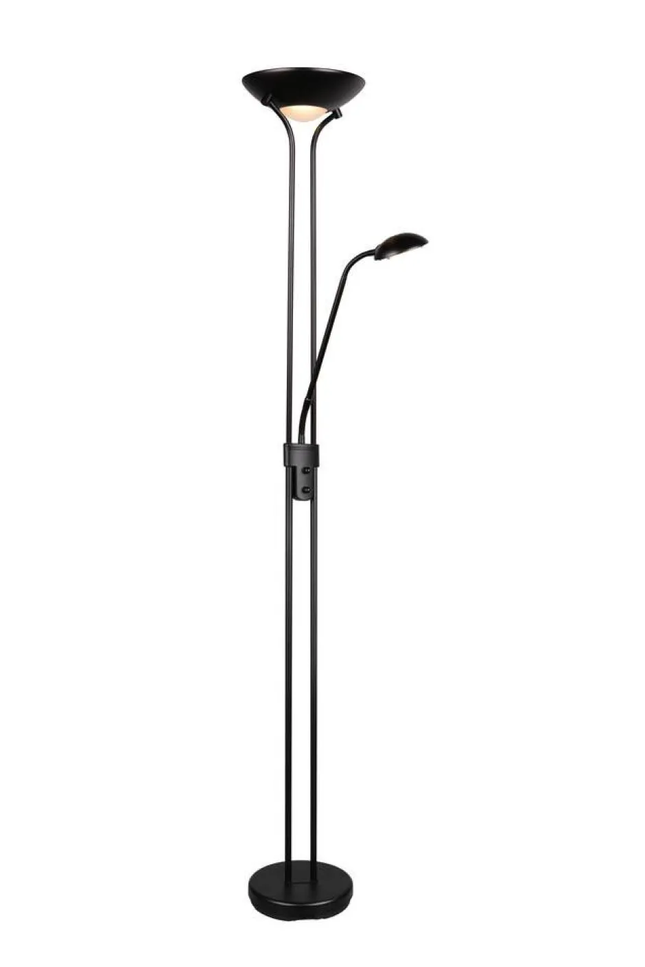 Trio Lighting Sisustusvalaisimet*LED lattiavalaisin Spock mattamusta