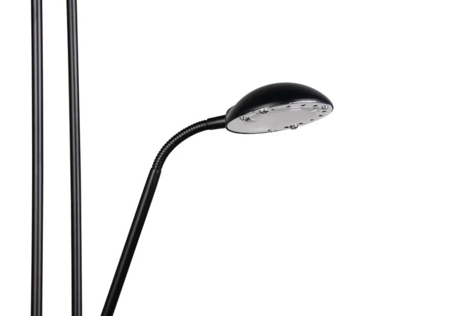 Trio Lighting Sisustusvalaisimet*LED lattiavalaisin Spock mattamusta