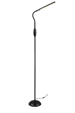 Trio Lighting Sisustusvalaisimet*LED lattiavalaisin Toro musta