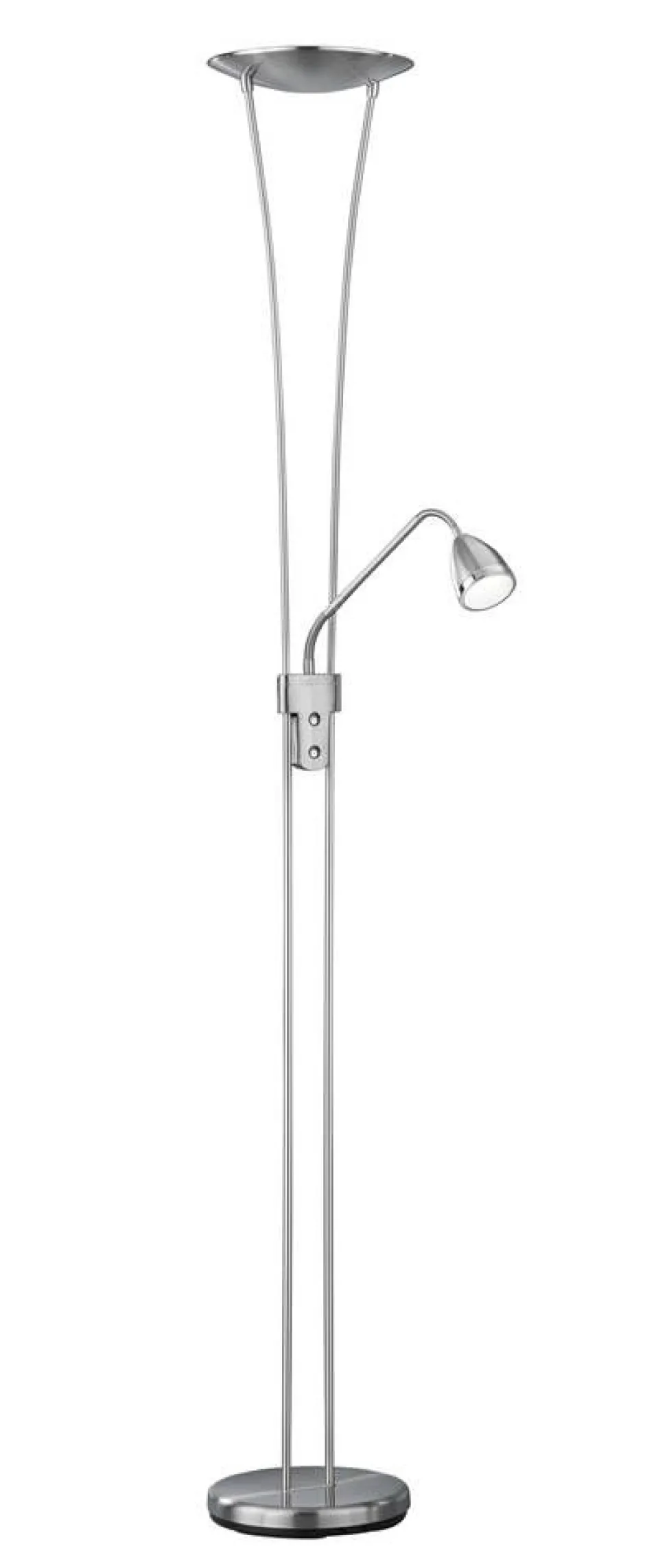 Trio Lighting Sisustusvalaisimet*LED lattiavalaisin Arizona uplighter harjattu