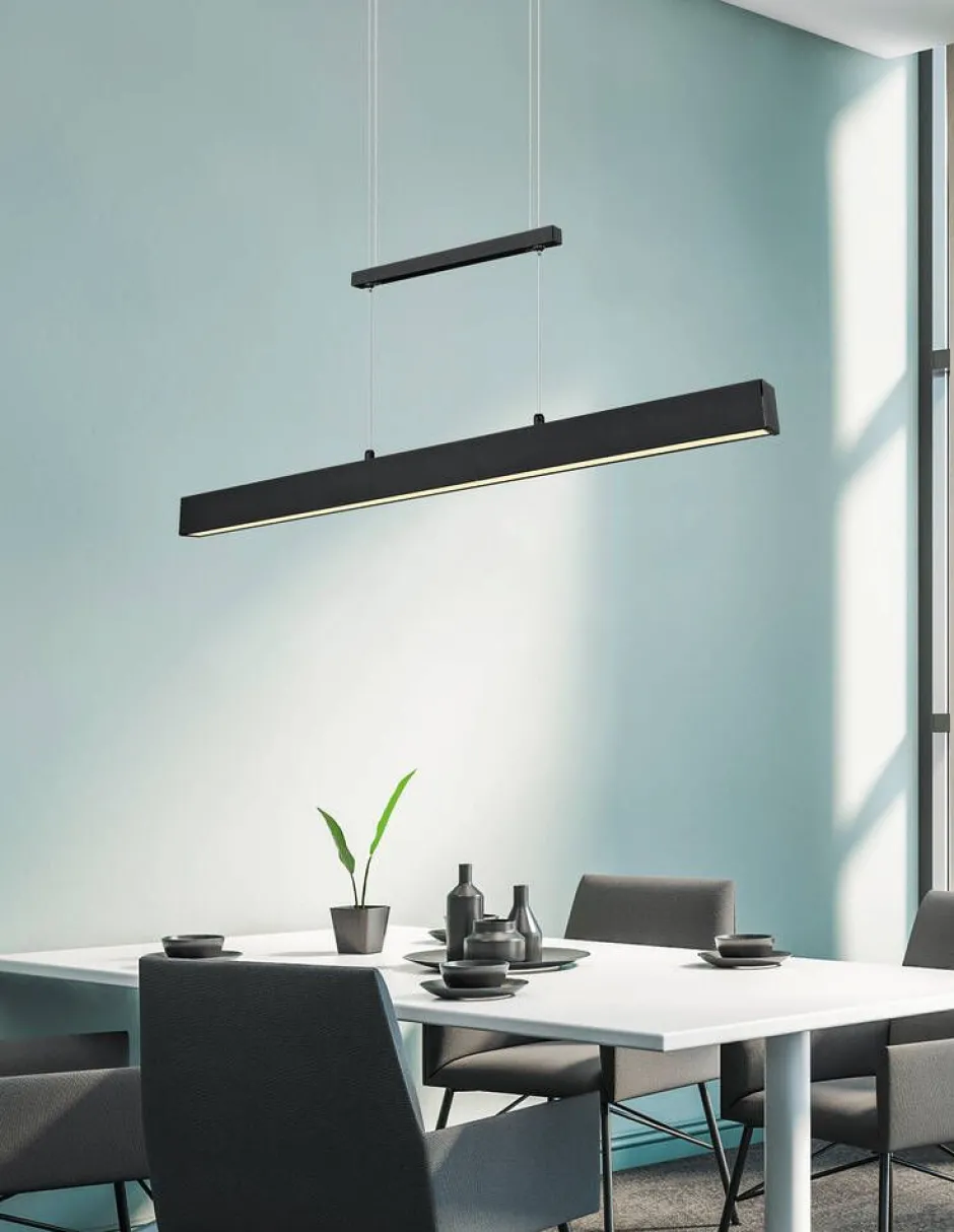 Trio Lighting Sisustusvalaisimet*LED riippuvalaisin Paros mattamusta