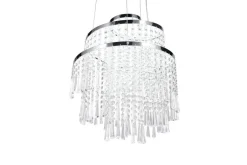 Trio Lighting Sisustusvalaisimet*LED riippuvalaisin Pomp 38 cm kromi/kirkas