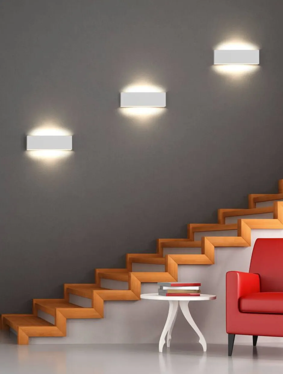 Trio Lighting Sisustusvalaisimet*LED seinävalaisin Concha 28 cm mattavalkoinen