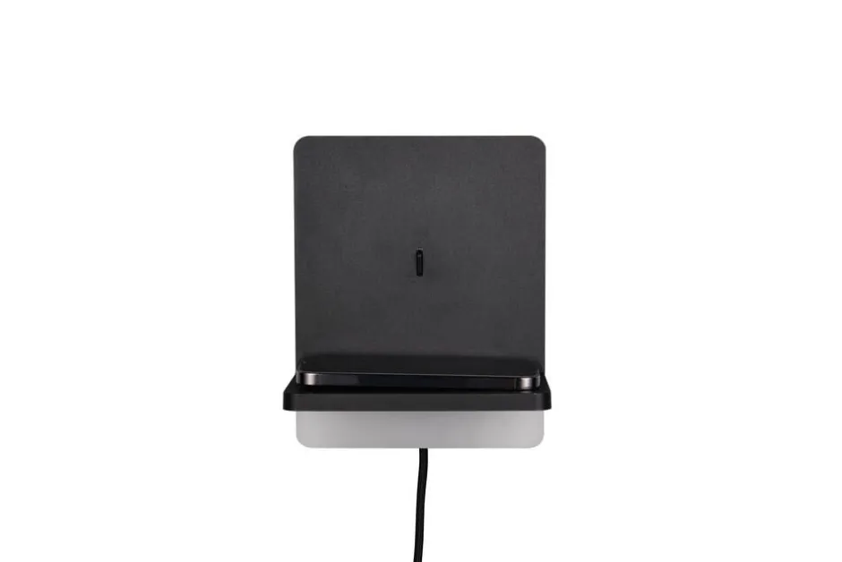 Trio Lighting Sisustusvalaisimet*LED seinävalaisin Fairfield mattamusta latausa
