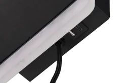 Trio Lighting Sisustusvalaisimet*LED seinävalaisin Fairfield mattamusta latausa