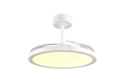Trio Lighting Sisustusvalaisimet*LED tuuletinkattovalaisin Kasfjord mattavalkoi