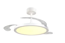 Trio Lighting Sisustusvalaisimet*LED tuuletinkattovalaisin Kasfjord mattavalkoi