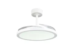 Trio Lighting Sisustusvalaisimet*LED tuuletinkattovalaisin Kasfjord mattavalkoi
