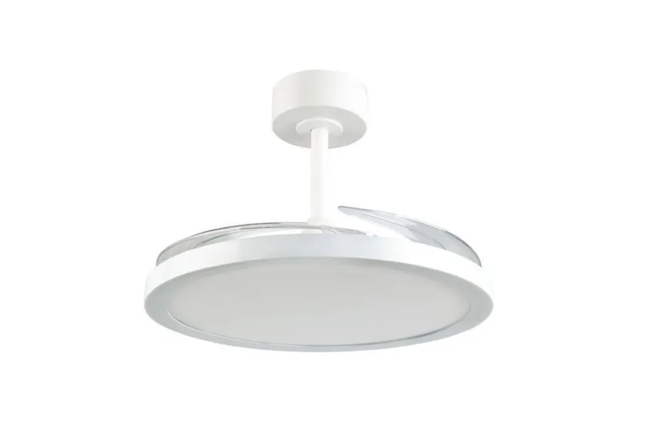 Trio Lighting Sisustusvalaisimet*LED tuuletinkattovalaisin Kasfjord mattavalkoi