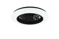 Trio Lighting Sisustusvalaisimet*LED tuuletinkattovalaisin Stralsund mattamusta