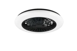 Trio Lighting Sisustusvalaisimet*LED tuuletinkattovalaisin Stralsund mattamusta