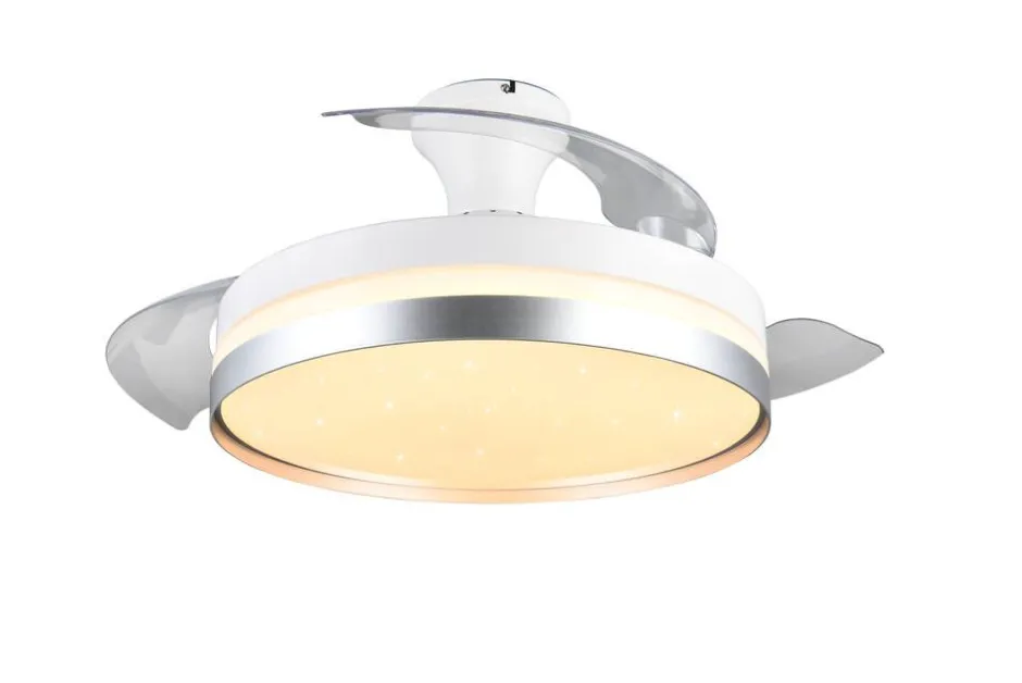Trio Lighting Sisustusvalaisimet*LED tuuletinkattovalaisin Lindberg titaani sta