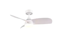 Trio Lighting Sisustusvalaisimet*LED tuuletinkattovalaisin Helsinki mattavalkoi