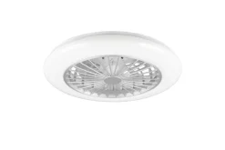 Trio Lighting Sisustusvalaisimet*LED tuuletinkattovalaisin Stralsund harmaa sta
