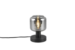 Trio Lighting Sisustusvalaisimet*pöytävalaisin Mataro E14 mattamusta/savu