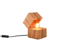 Trio Lighting Sisustusvalaisimet*pöytävalaisin Treasure E14 (sis.) puu