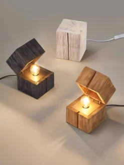 Trio Lighting Sisustusvalaisimet*pöytävalaisin Treasure E14 (sis.) puu
